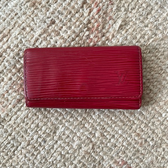 Set of 2 Louis Vuitton card key holders used authentic - Picture 8 of 14